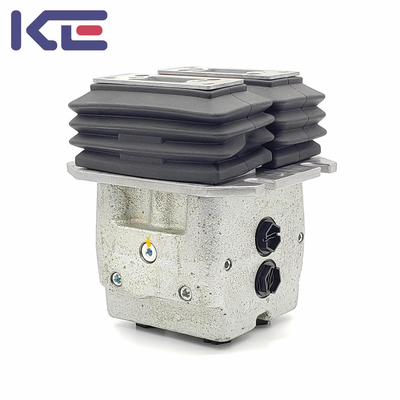 Alloy Steel Hydraulic Foot Pedal Valve Silver Excavator Foot Control Valve