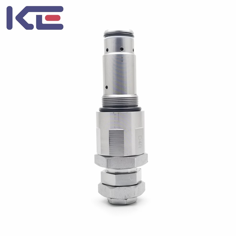 Stainless Steel Hyd Pressure Relief Valve PC200-5 Excavator Hydraulic Pump Parts