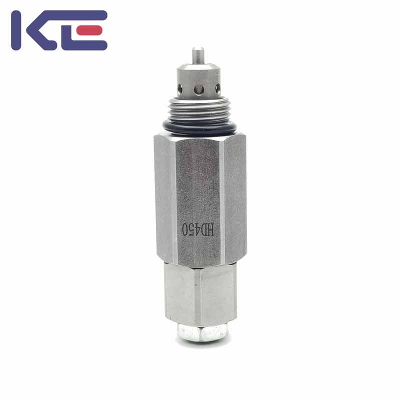 HD450 Excavator Hydraulic Pressure Relief Valve Spare Parts For Kato